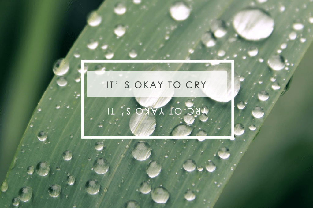 Why It’s Okay for You to Cry About&nbsp;It